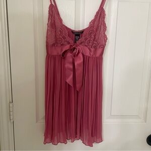 Victoria’s Secret  Pink Lace Babydoll nightgown